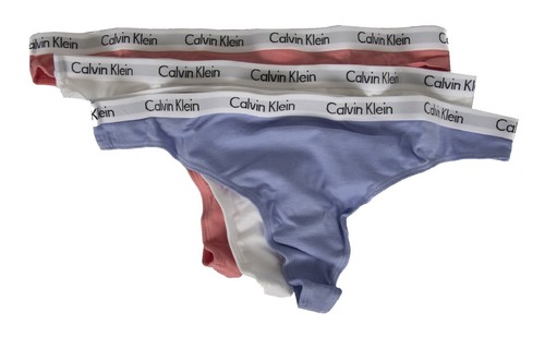 Packung mit 3 Tanga Slip Frauen Dame Tripack CK CALVIN KLEIN Artikel QD3587E THO - Bild 12 von 92