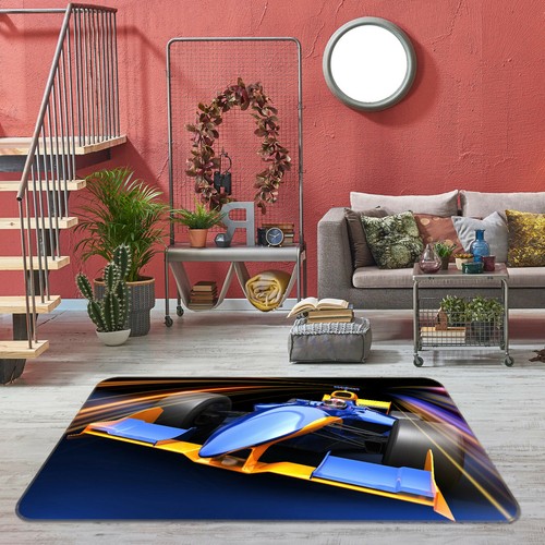 3D Racing Car A017 Transport Game Non Slip Rug Mat Photo Carpet Zoe | eBay