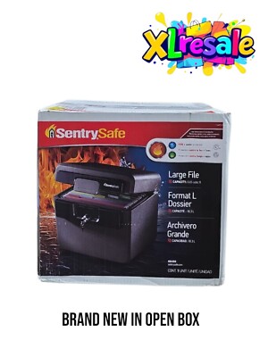 SentrySafe HD4100 0.65 Cu. Ft. Key Lock Fire-Resistant Waterproof Box- OPEN BOX