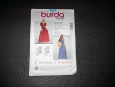 Burda Pattern 7468 Misses Medieval Costume Dr...