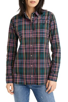 j crew tartan shirt