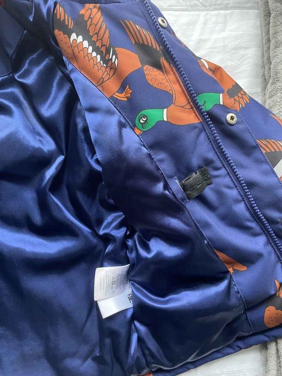 Mini Rodini Kids K2 Wild Duck Padded Parka Jacket Size 92/98