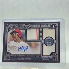 2016 Topps Museum Maikel Franco  Signature Swatches Triple Relic Auto /299