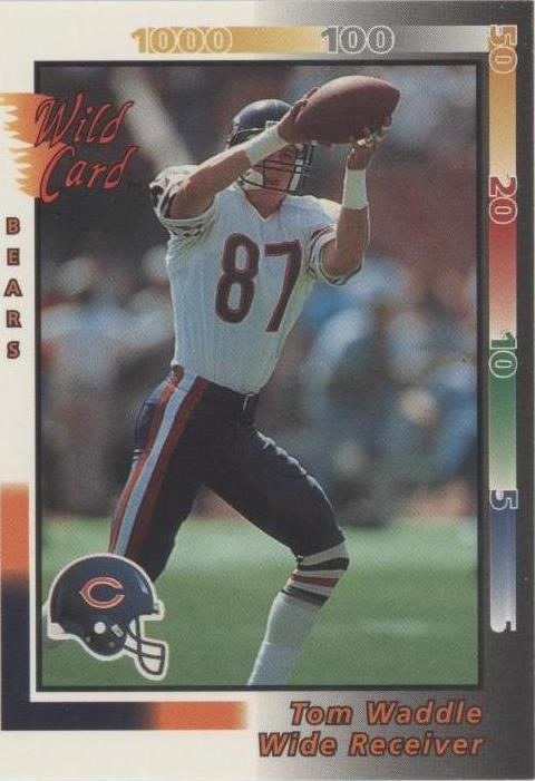 1992 Wild Card Tom Waddle #262 - 1 of 2