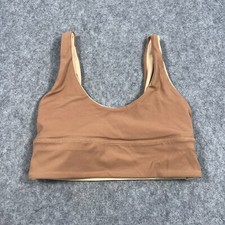 Lululemon Athletica Bold Beige Pecan Tan Align Reversible Bra Women's Size 4 