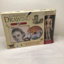Hinkler 2011 Complete Drawing Book & DVD + Articulated Wood Model