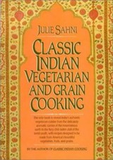 Classic Indian Vegetarian and Grain Cooking Julie Sahni hardcover Used - Good