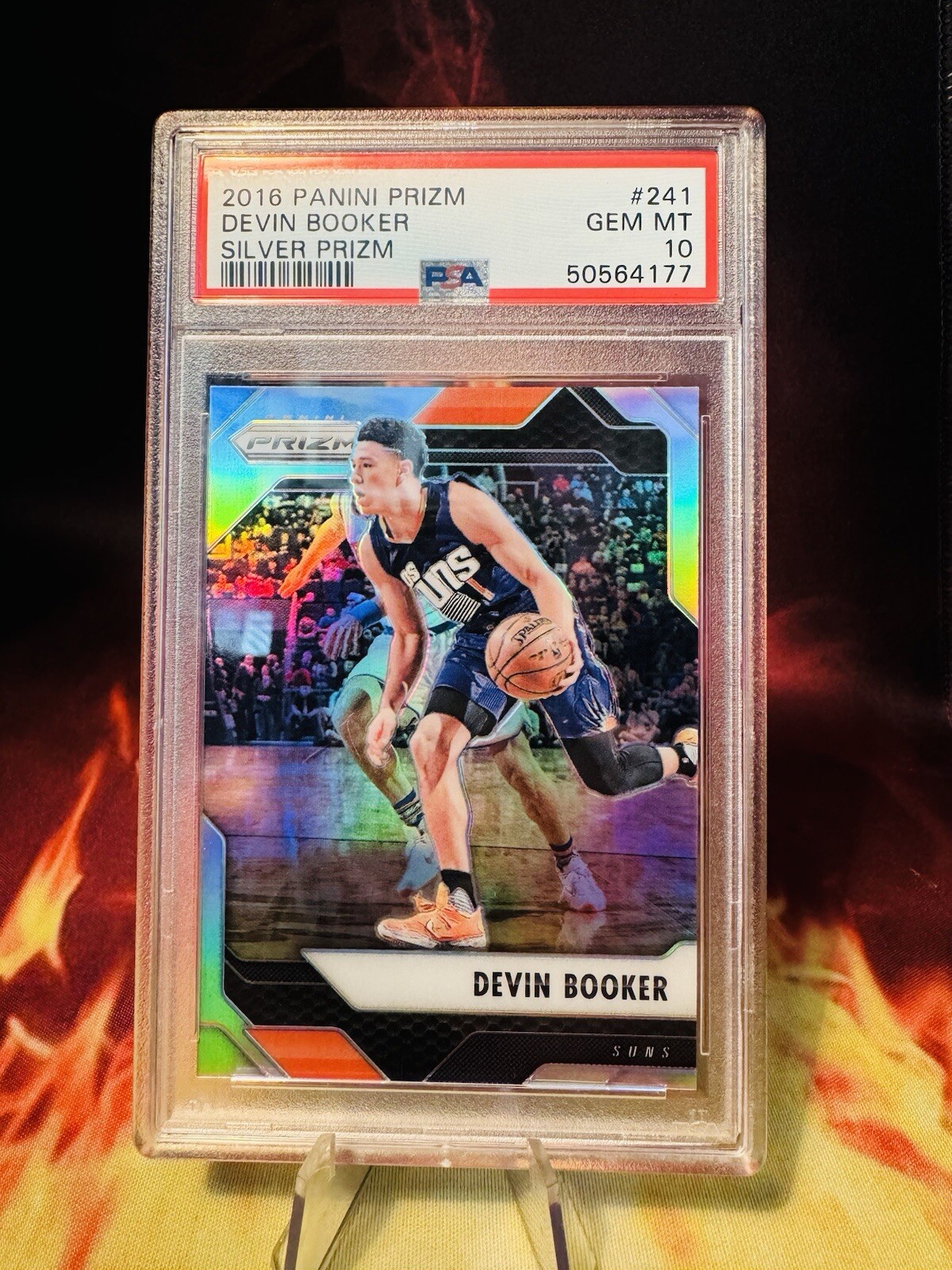 2016-17 Panini Prizm Devin Booker #241 Silver Prizm PSA 10 2nd Year Low Pop 🔥🔥