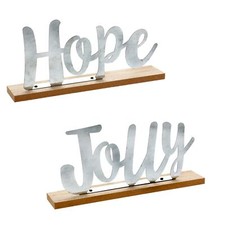 Farmhouse Christmas Tiered Tray Signs - Seasonal Decor Holiday Decorations Sh...