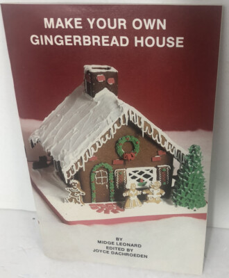 Make Your Own Gingerbread House PB 1981 Midge Leonard St Louis Mo New Christmas