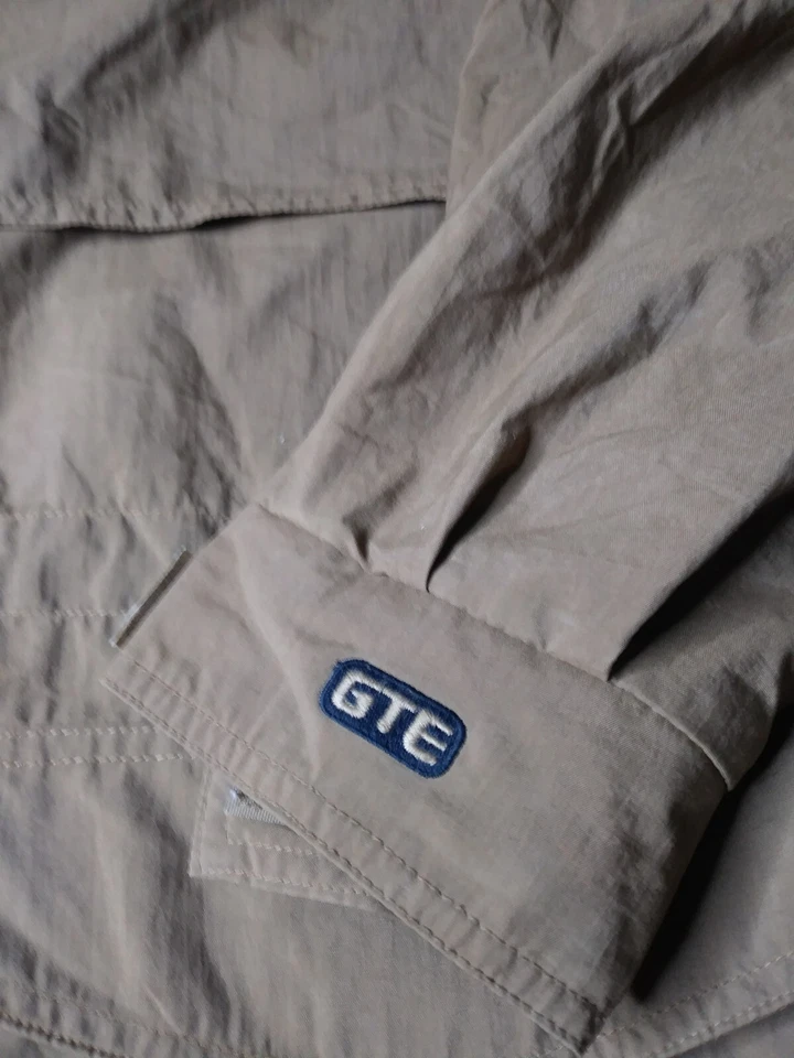 Vintage Tri Mountain GTE Brown Parka Jacket Fleece Lined Mens Size M - Image 3 of 4