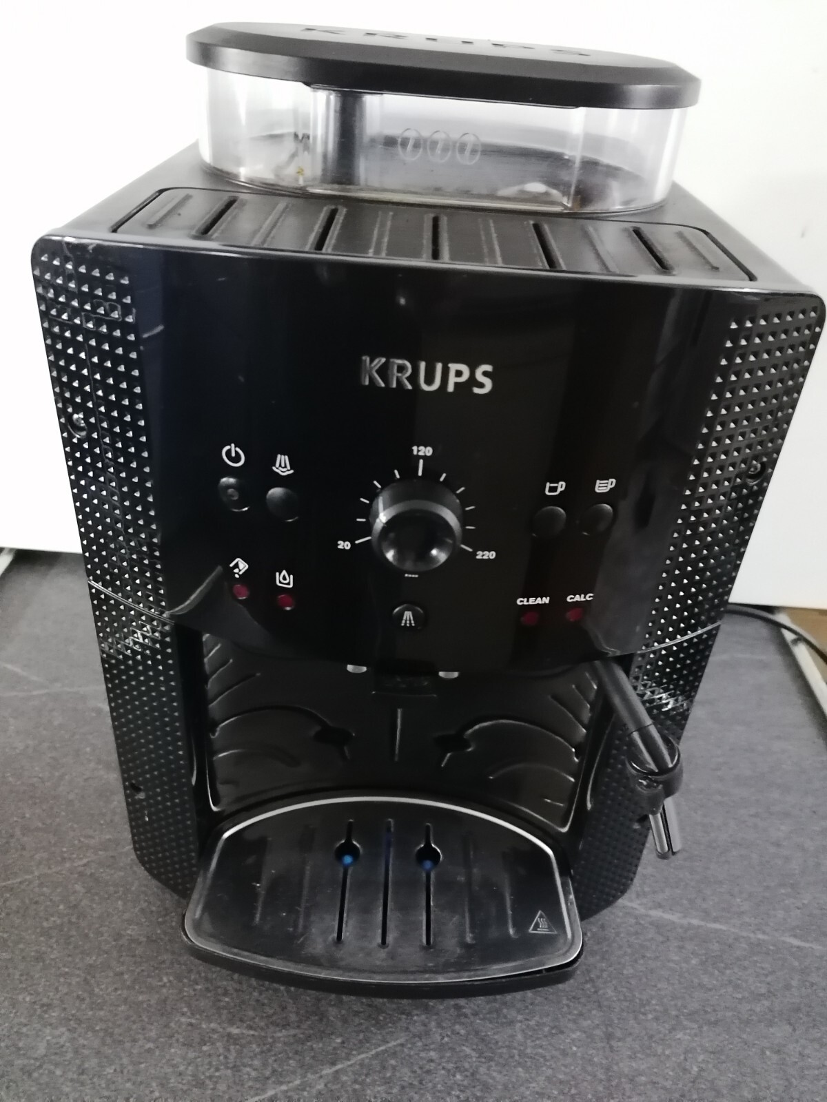 Krups Ea81 Clean Und Calc'' Blinkt KRUPS Ea81 2 Tassen Kaffeevollautomat - Schwarz 3016661156014 | eBay