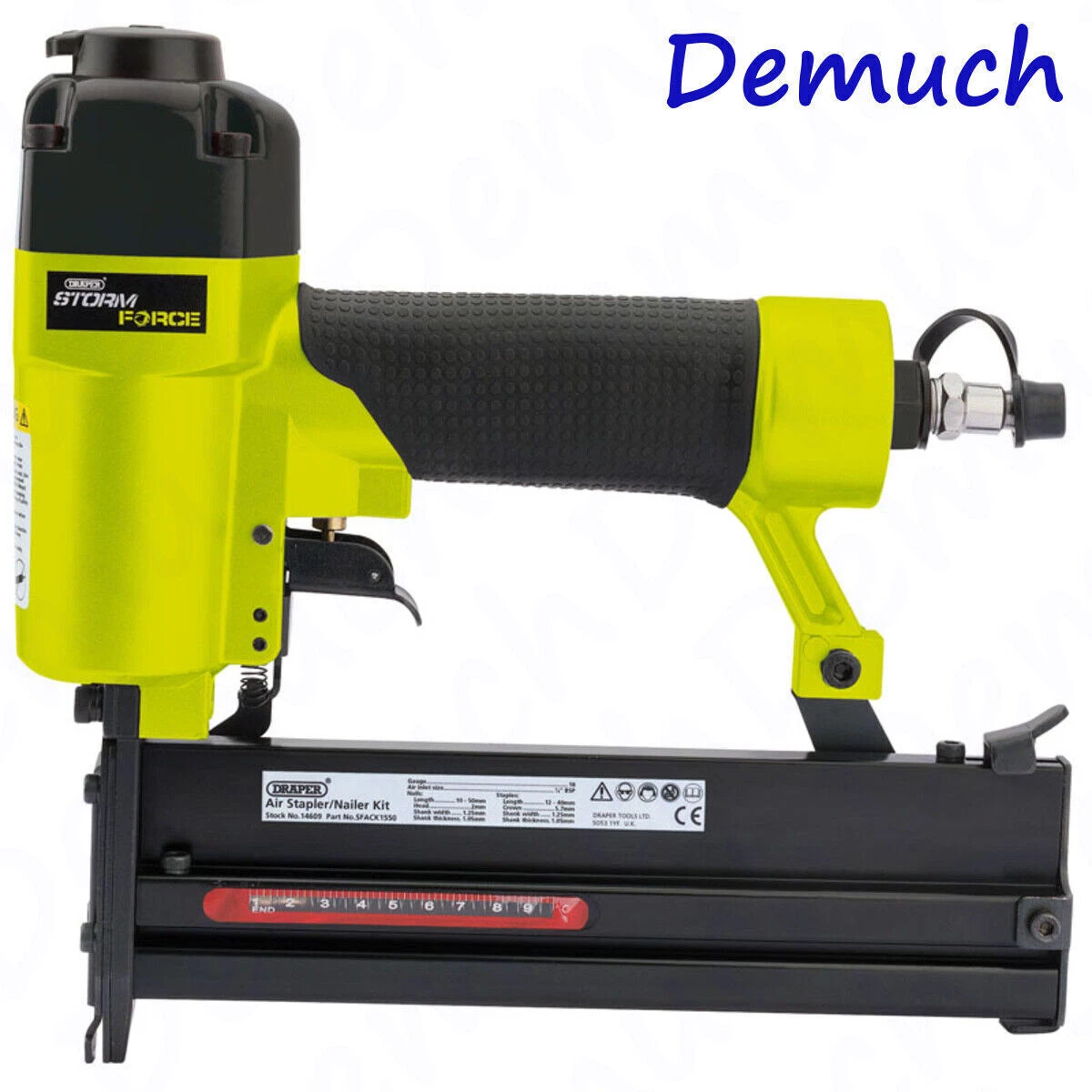 Draper 14609 STORM FORCE AIR STAPLER NAILER Staple Nail Gun Professional Tool