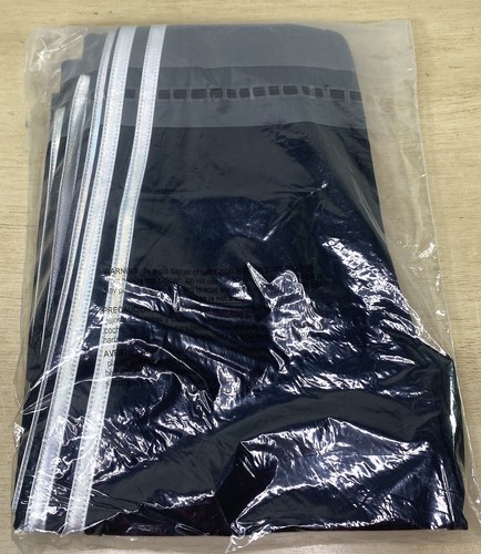 adidas Jogger Pants Black Girls Size Small 7 Tricot Silver Strip Embroidered - Picture 8 of 8