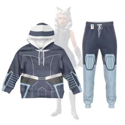 3D Ahsoka Tano Star Wars - Cosplay Kid Hoodie, Sweatshirt ,T-Shirt, Sweatpants 