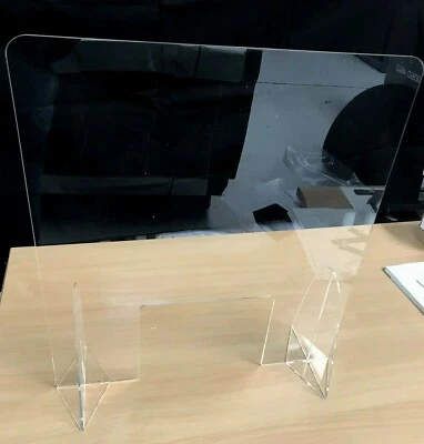 SUPERCOOLCREATIONS Nail Bar / Beauty Salon Sneeze Guard - 50cm x 45cm x 16cm