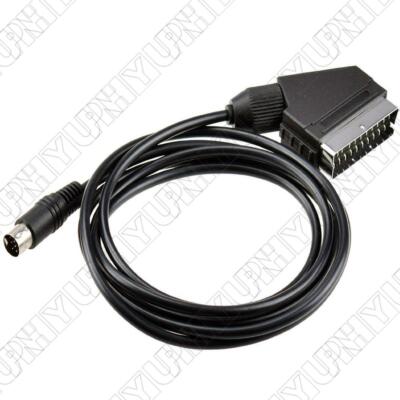 1 × RGB-Scart-Kabel 1,8 Meter / 6ft für Sega MegaDrive 2 Spielekonsole