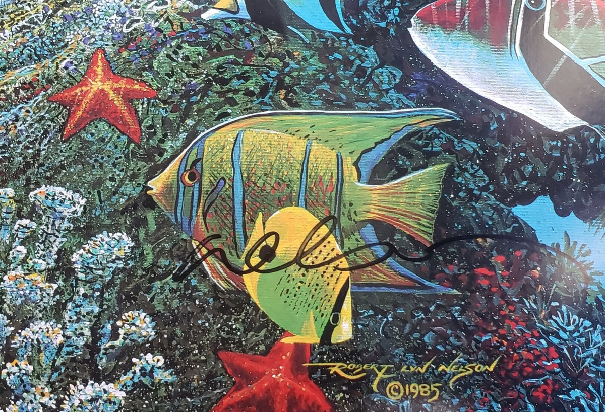 Robert Lyn Nelson HAND SIGNED Undersea Song Cherish our land