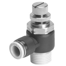 Festo One Way Flow Control Valve - PN: 190947 / 534663 (GRLA-1/4-QB-3/8-U)