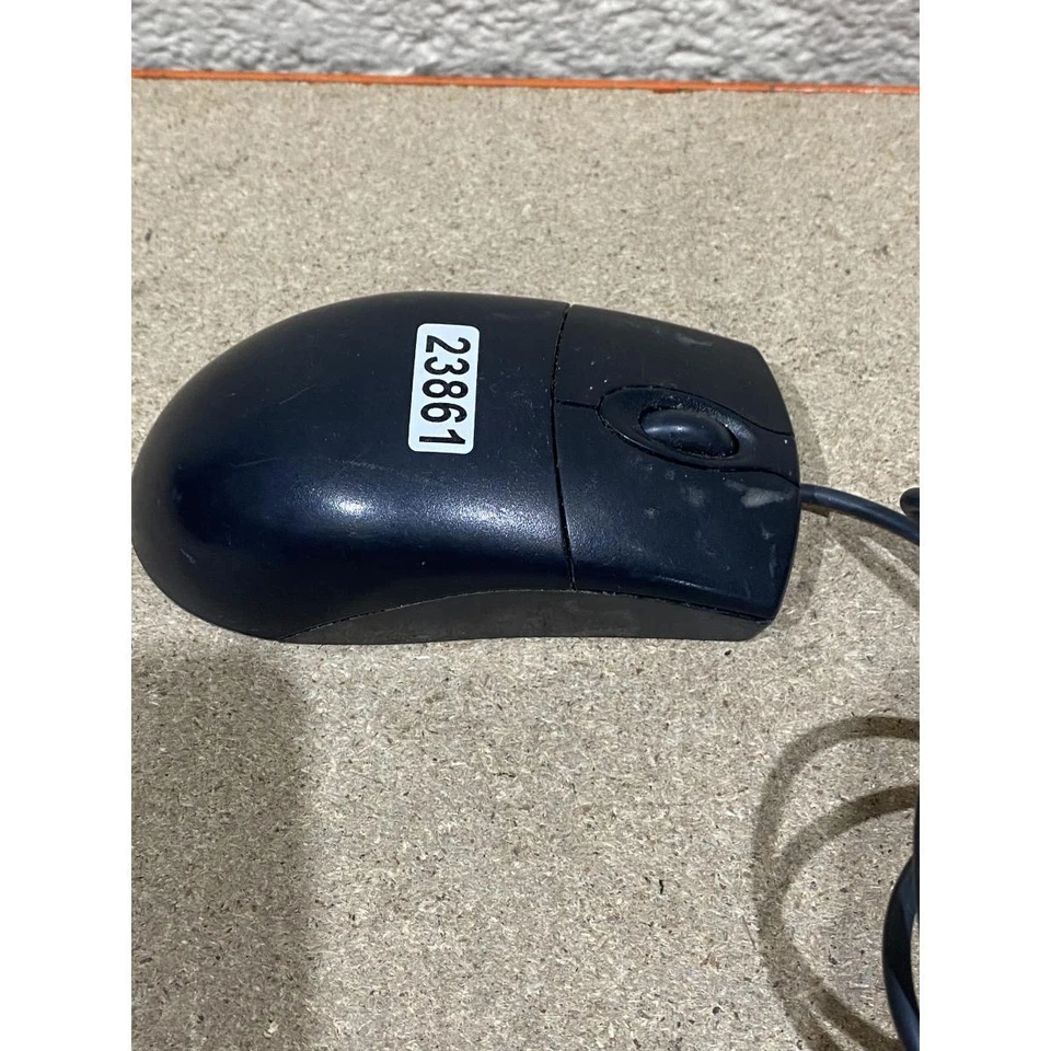 MO42KCA Mechanical Mouse Black Wired PS/2 3-Buttons Scroll Wheel for Desktop PC - Image 3 of 4