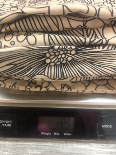 Rafael Floral Print Skirt black Tan size 12 cotton blend stretch - Picture 8 of 8