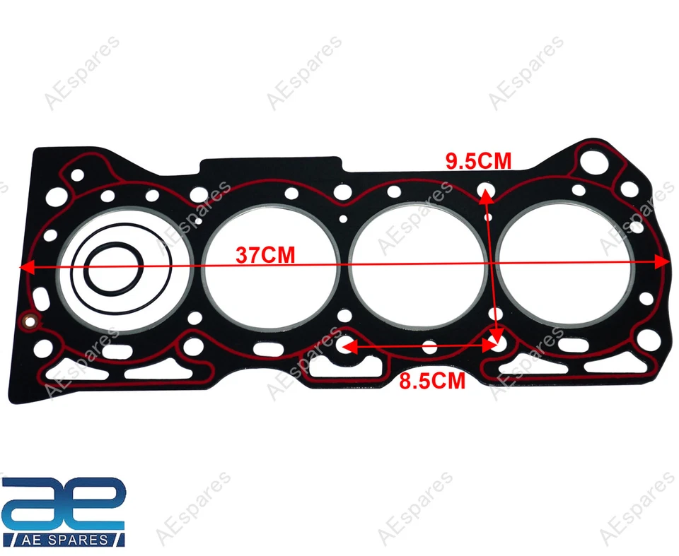 ENGINE GASKET SET 1.6L 16V FOR GEO TRACKER SIDEKICK 92-98 - Image 2 of 4