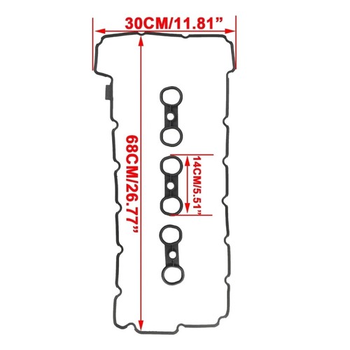 Rubber Valves Cover Gasket Set For E60 E61 E63 E64 E65 E66 E70 E81 E87 E70 328xi - Picture 8 of 8