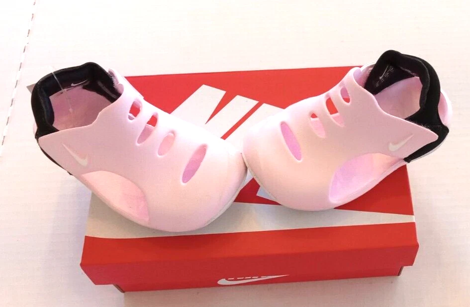 Size 6c Nike Sunray  Pink/White/Black Toddler Girl's Sandals/Shoes New In Box - Image 3 of 4