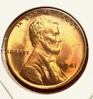 1941-P Lincoln Wheat Cent Penny GEM RD BU From an Original Bank Roll