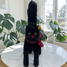 Steiff Black Tom Cat 22cm - Black Cat - Antique Vintage
