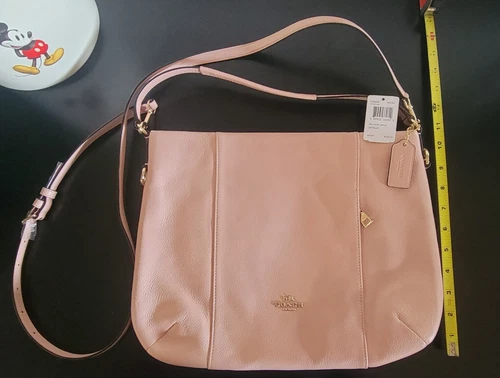** Borsa a mano Coach a tracolla rosa chiaro mai usata **