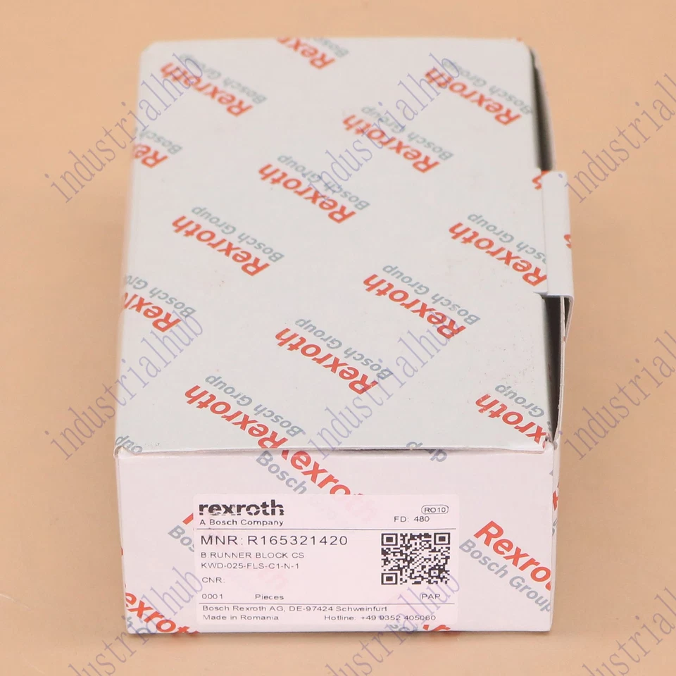 1piece new R165321420 REXROTH RUNNER BLOCK BALL BEARING Free ship - Image 3 of 4
