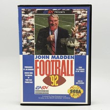 Thumbnail of ebay&reg; auction 278256979976 | John Madden Football 92 PAL Spiel komplett in OVP für Sega Genesis