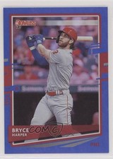 2020 Panini Donruss Holo Blue Bryce Harper (Base) #193 fo7