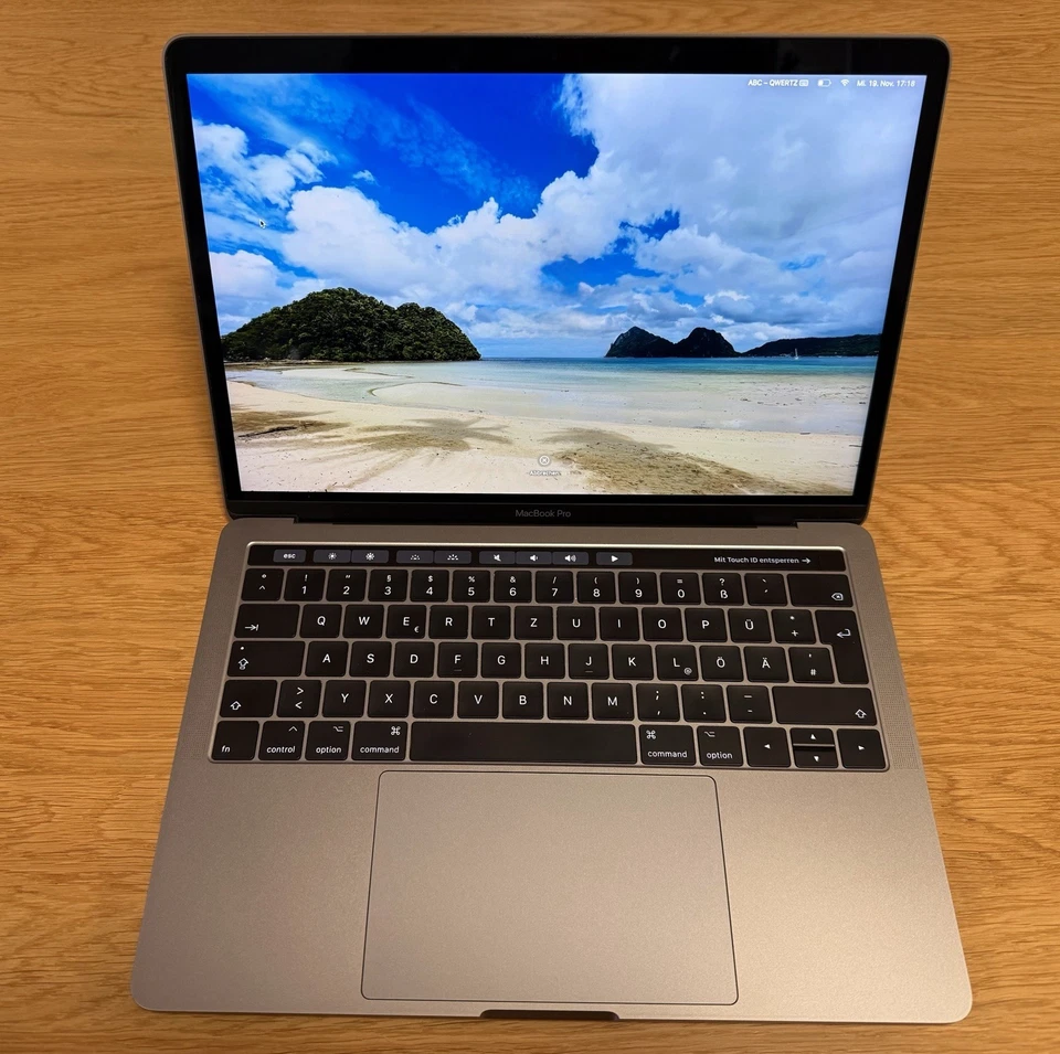 Apple MacBook Pro 13” 2017 A1706 i5 3,1GHz 512GB SSD 8GB RAM Touch Bar QWERTZ