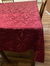 Dark Red Tablecloth 55  X 98  