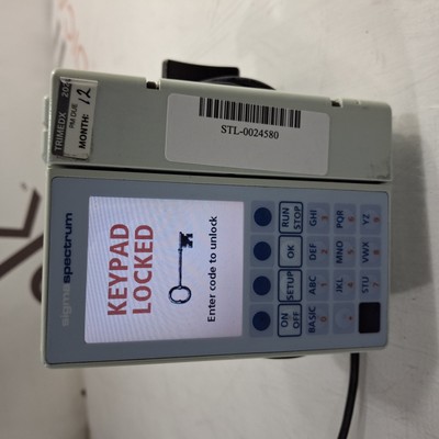 Baxter Sigma Spectrum w/Non Wireless or No Battery Infusion Pump
