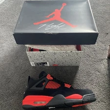 Jordan 4 Retro Red Thunder Size 10 Brand New