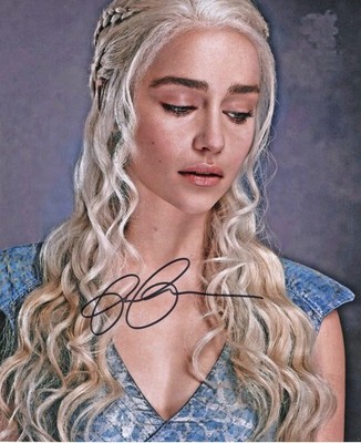 Emilia Clarke Original 10x8 Autographed Photo & Certificate Of Authenticity