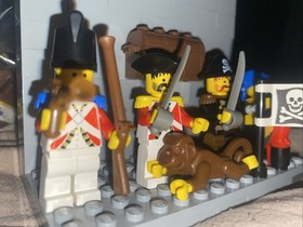 LEGO Pirates 6251 Sea Mates Minifigure & Monkey Building Set 100% COMPLETE 