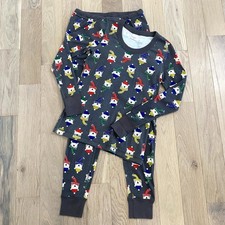 Hanna Andersson Christmas Polar Bear Pajama Set Size Small Organic Cotton