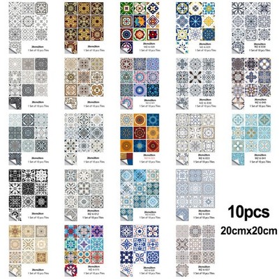 Transform Your Space with Ease 10 Pack Bathroom Kitchen Wall or Floor Stickers