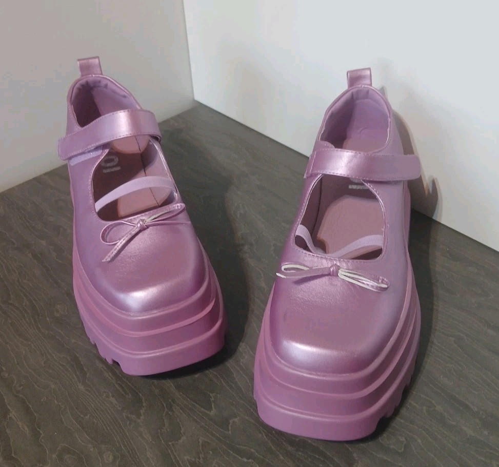 Koi Size Galaxy Doll Trident Mary Janes Platforms Metallic