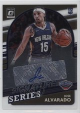 2021-22 Panini Donruss Optic Signature Series Jose Alvarado Rookie Auto RC 09r5