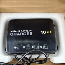 4-Bank Marine Battery Charger - 40a 10a/Bank 12v Four Modes Waterproof Boat