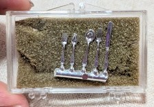 Vintage Chrysnbon Mini Kitchen Utensils Dollhouse Plastic