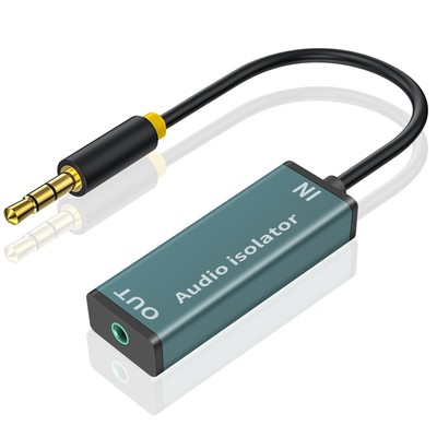 Audio Noise Isolator with Ground Loop with 35mm Jack Plug Audio Cable...