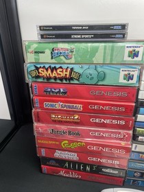 43 Video Game Lot Sega CD Genesis Saturn PS4 Wii N64 Switch Gamecube Limited Run