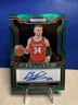 Panini 2022 Prizm Brad Davison Green Prizm Autograph Basketball Card