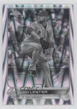 2022 Topps Chrome Sonic Black & White RayWave Refractor Jon Lester #187